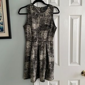 Black and Silver Dress
